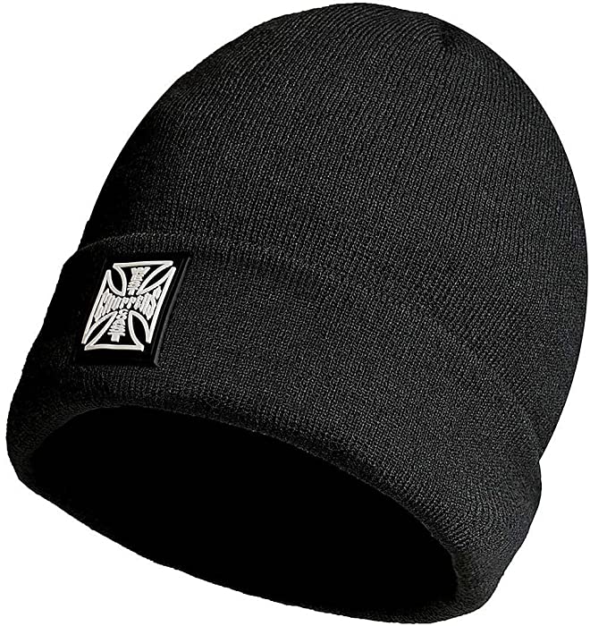 West Coast Choppers Unisex Beanie Patch Grey