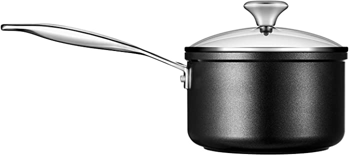 Le Creuset Toughened Nonstick PRO Saucepan With Glass Lid, 2 qt.