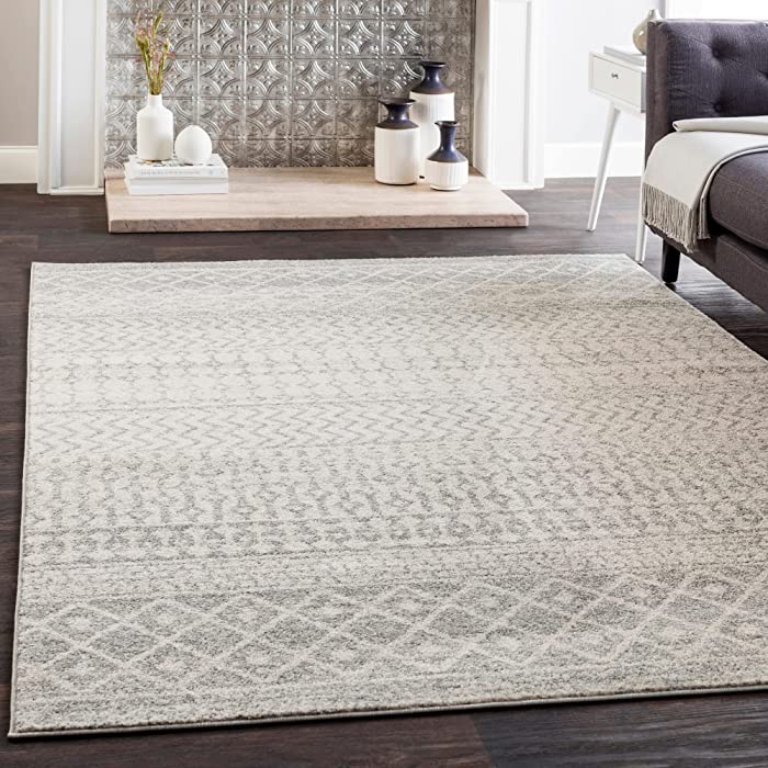 Artistic Weavers Chester Boho Moroccan Area Rug,6' Square,Grey