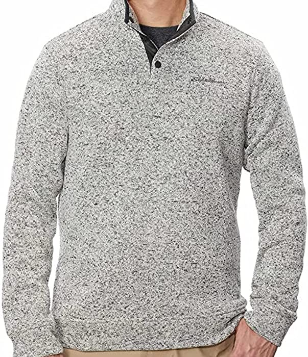 Eddie Bauer Mens Heavyweight Radiator Fleece Quarter Snap Pullover