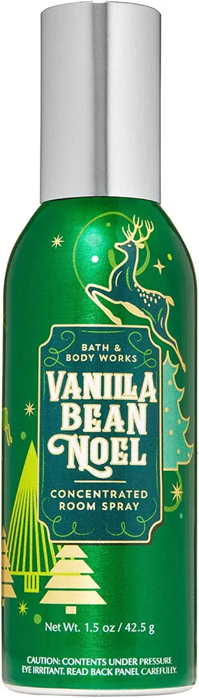 Bath Body Works Concentrated Room Perfume Spray Vanilla Bean Noel