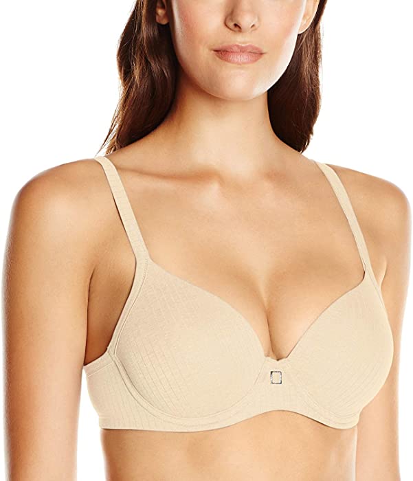 Hanes Ultimate Women's ComfortBlend T-Shirt Natural Lift Underwire Bra DHHU20