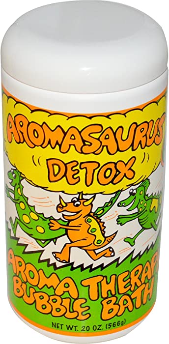 Abra Therapeutics Aromasaurus Detox Aroma Therapy Bubble Bath for Children 20 oz 566 g