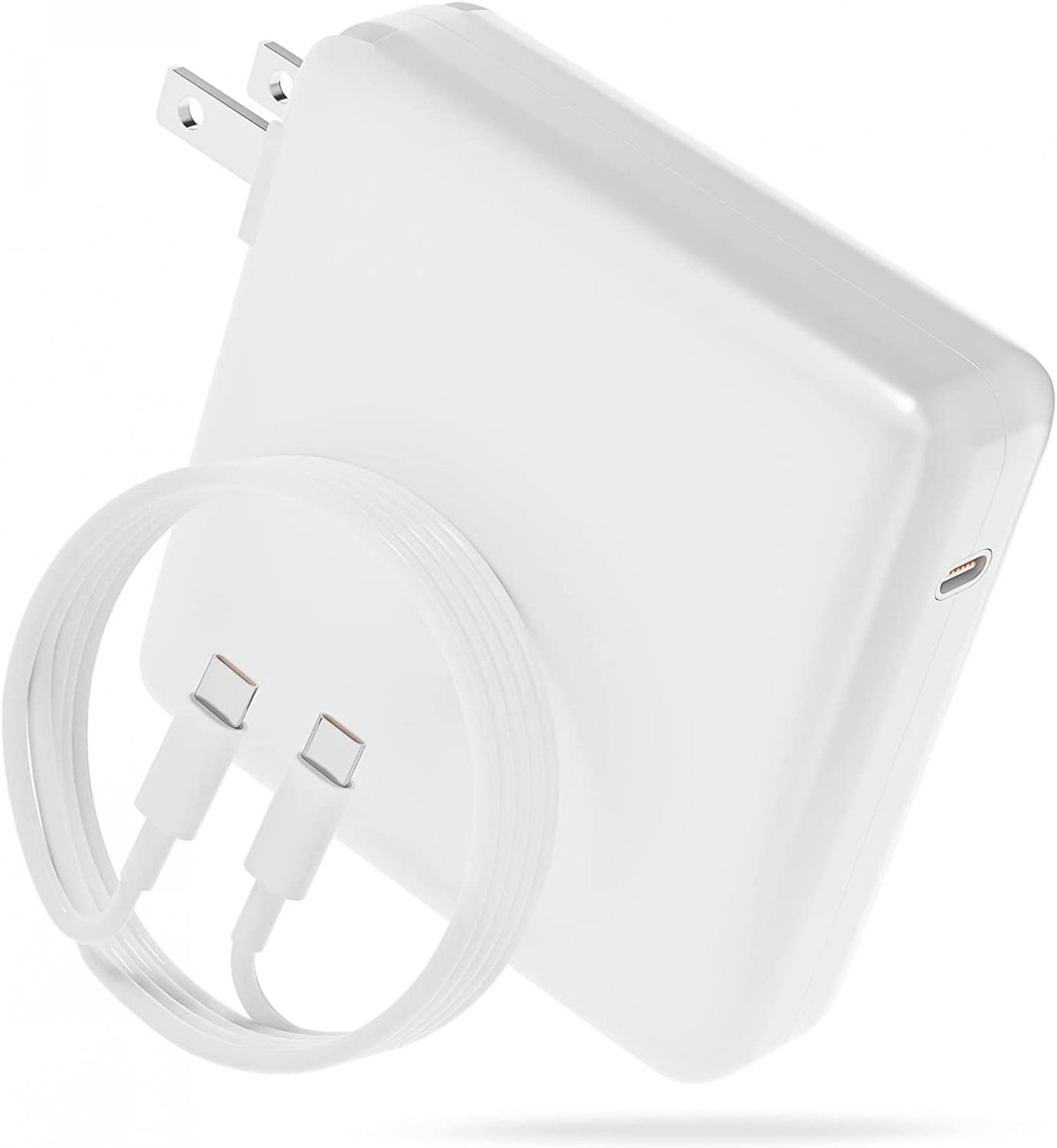 96W USB C Charger for MacBook Air/MacBook Pro, Compatible with iPad Pro, with 2M USB C to C Charging Cable