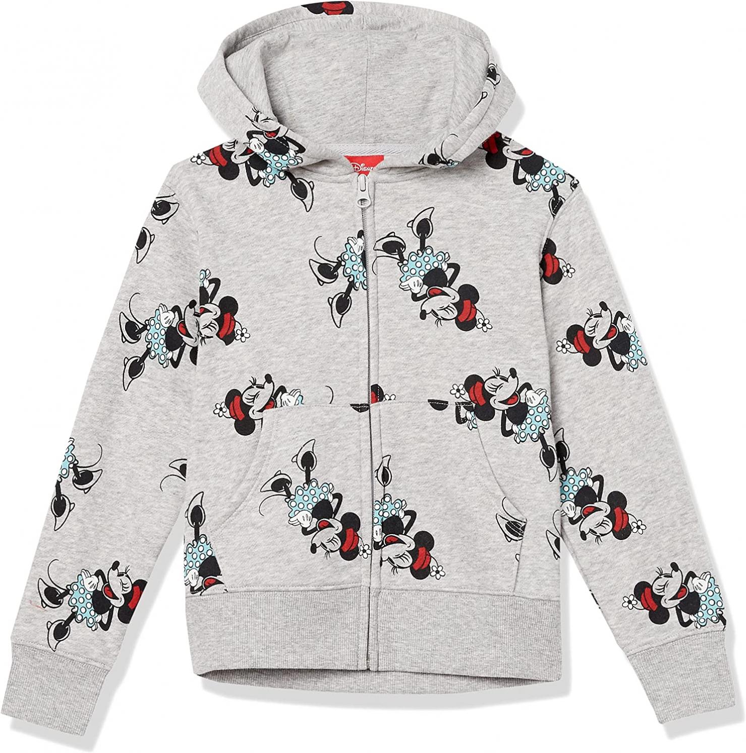 Amazon Essentials Disney | Marvel | Star Wars | Princess Girls and Toddlers' Fleece Zip-Up Hoodie Sweatshirts