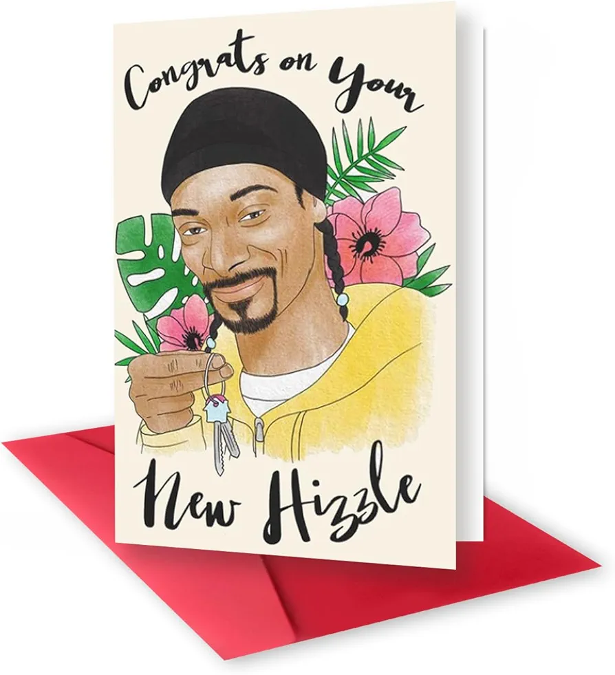 Ziwenhu New Home Card, Congratulations on Your New House Card, Funny Housewarming Card for Friend, New Apartment Card, Welcome New Homeowner, New Hizzle House Gifts for Women Men