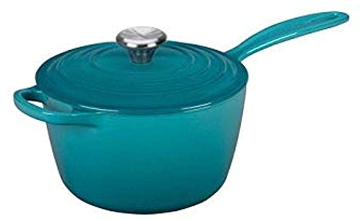 Le Creuset Enameled Cast Iron Signature Saucepan, 2.25 qt., Caribbean