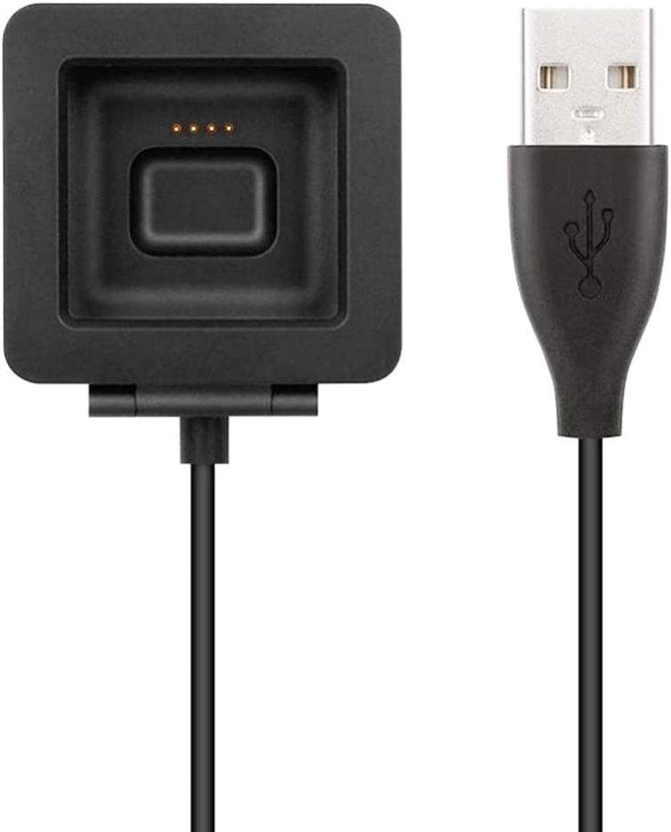 Kissmart Charger for Fitbit Blaze, Replacement Charging Cable Dock Adapter USB Cord for Fitbit Blaze Smart Fitness Watch [3.3ft/1m]