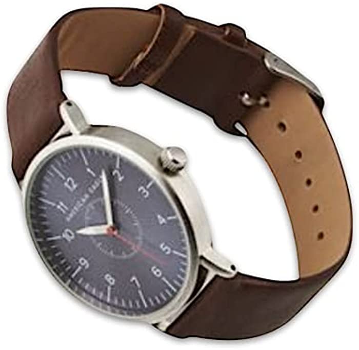 American Eagle AE Men's Analog Leather Strap Wrist Watch AEO Mens