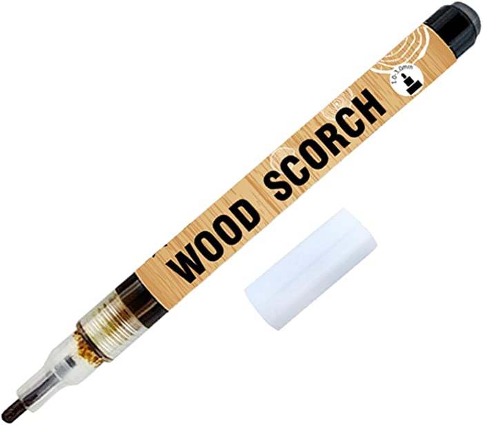 DYNWAVE Safety Caramel Burn Marker Wood-burning Pen with Tip