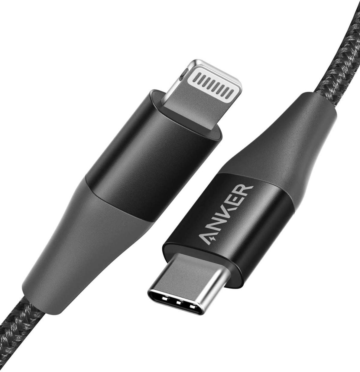 Anker iPhone 11 Charger, USB C to Lightning Cable [3ft Apple MFi Certified] Powerline+ II Nylon Braided Cable for iPhone 11/11 Pro/11 Pro Max/X/XS/XR/XS Max/8/8 Plus, Supports Power Delivery