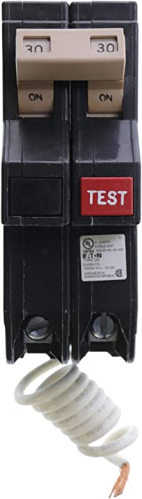 Eaton Cutler-Hammer CH230GF Ground Fault GFCI Circuit Breaker, 2-Pole, 30A, 120/240V