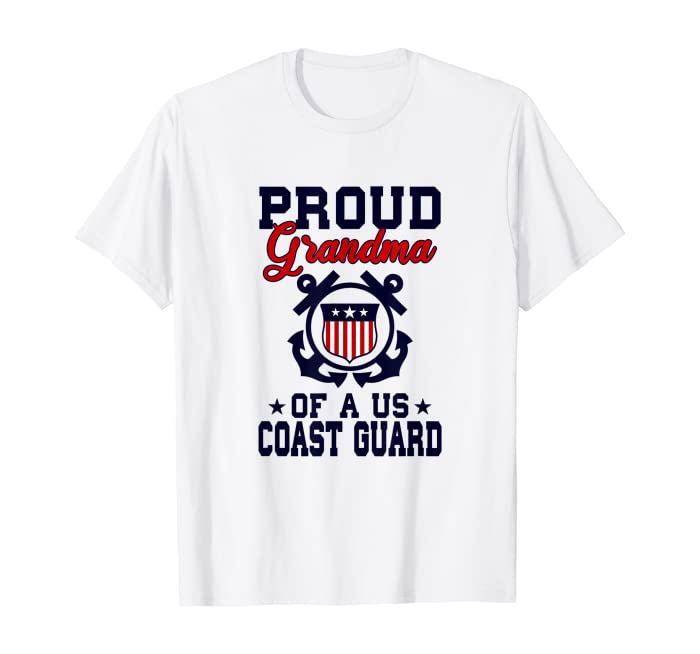 Proud US Coast Guard Grandma T-Shirt