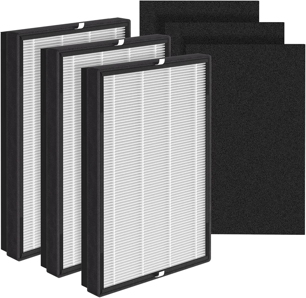 3 Packs A2 F2 H13 True HEPA Replacement Filters Compatible with 3M Filtrete Room Air Purifi-er Models FAP-C02-A2 FAP-C03-A2 FAP-T03-A2 FAP-C02WA-G2 FAP-C03BA-G2 FAP-T03BA-G2 FAP-SC02N FAP-SC02W