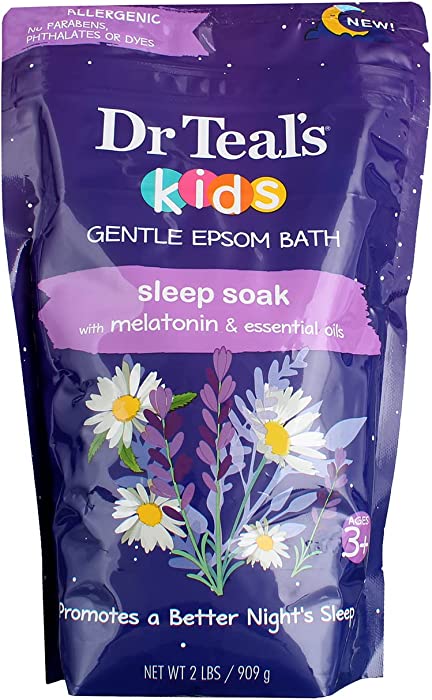 Dr Teal's Kids Gentle Epsom Bath Sleep Soak with Melatonin & Essential Oils