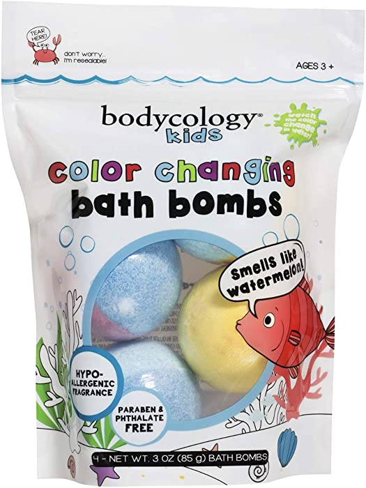 Bodycology Kids color changing bath bombs