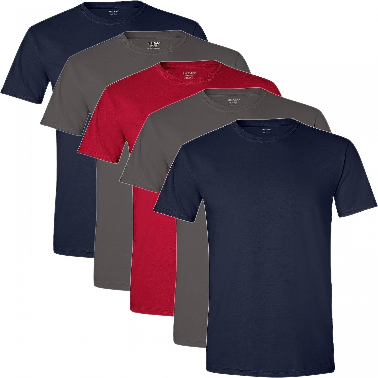 Gildan Men's Crew T-Shirts, Multipack, Style G1100