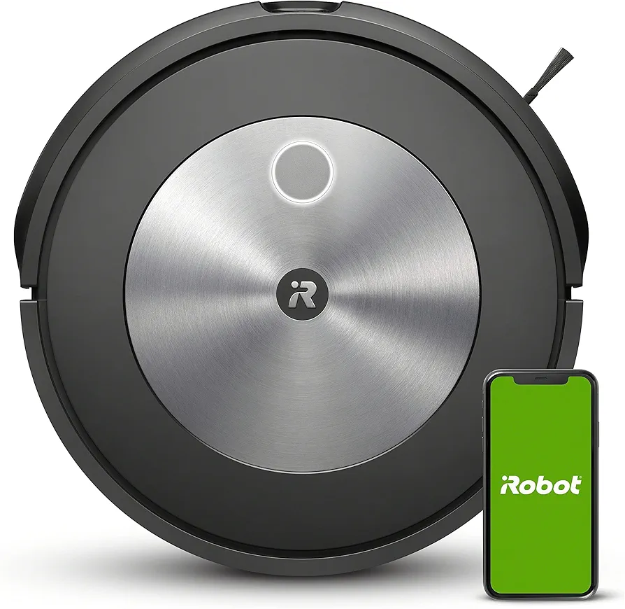 iRobot Roomba Combo j5 Robot - 2-in-1 Vacuum with Optional Mopping, Identifies & Avoids Obstacles Like Pet Waste & Cords, Clean by Room with Smart Mapping, Works with Alexa, Ideal for Pet Hair