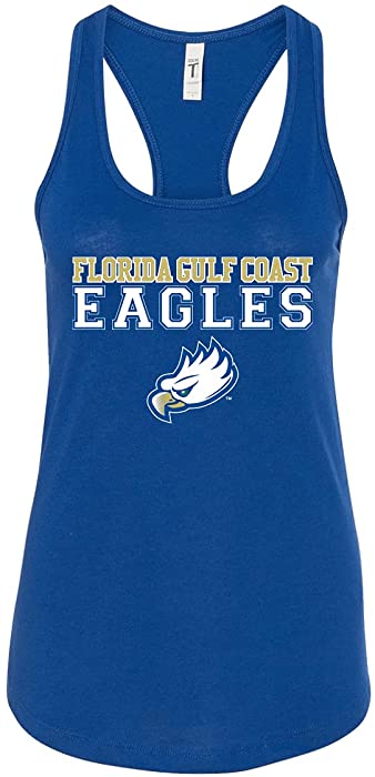 CreateMyTee | Florida Gulf Coast Eagles Stacked Tank Top