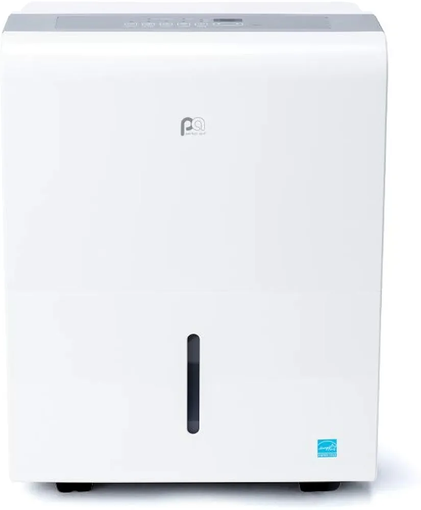 Perfect Aire 22-Pint, 1,500 Sq. Ft. ENERGY STAR Dehumidifier With Continuous Drainage Option (Hose Not Incl.), Ultra-Quiet Operation - Ideal for Small Rooms & Basements