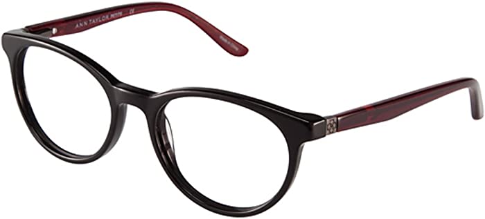 Ann Taylor ATP803 Eyeglass Frames - Frame BLACK/BURGUNDY, Size 48/16mm TYATP80301