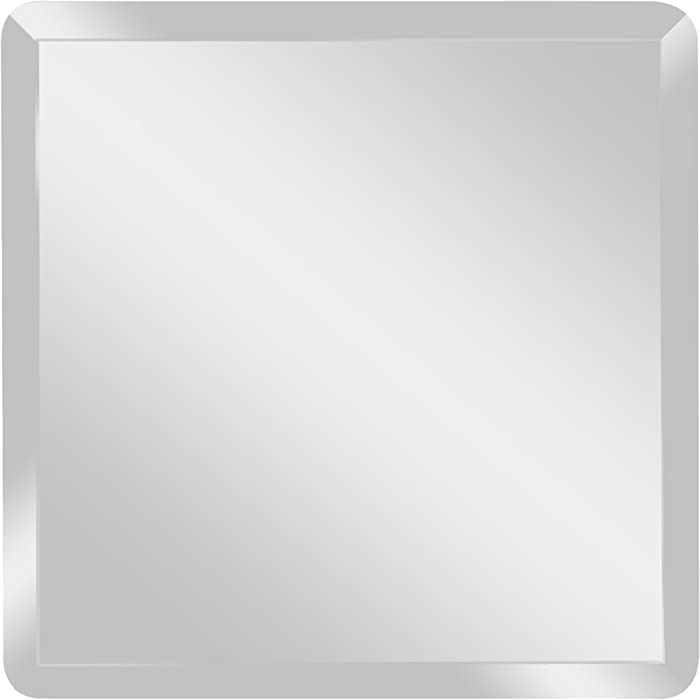 Spancraft Glass Square Beveled Mirror, 30" x 30"