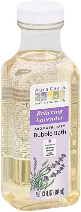 Aura Cacia Aromatherapy Bubble Bath, Relaxing Lavender 13 oz