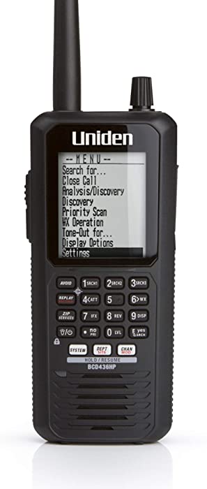 Uniden BCD436HP HomePatrol Series Digital Handheld Scanner. TrunkTracker V, Simple Programming, S.A.M.E. Emergency/Weather Alert, Covers USA and Canada