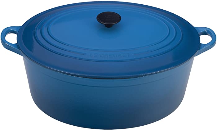 Le Creuset Enameled Cast Iron Signature Oval Dutch Oven, 15.5 qt., Marseille