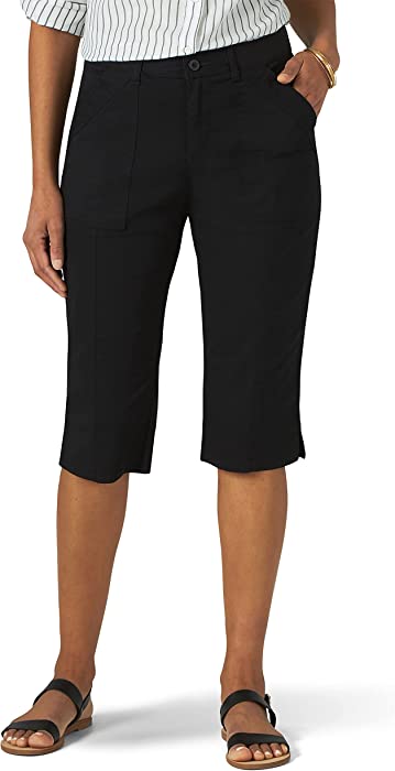 Lee Women's Flex-to-go Utility Skimmer Capri Pant