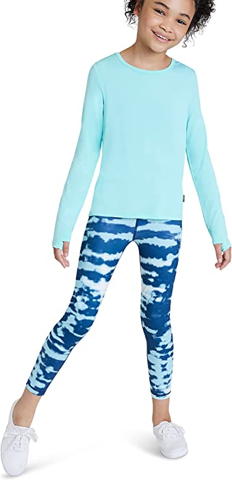 Eddie Bauer Kids 2-Piece Activewear, Athletic Sets Clothes for Girls - Moisture-Wicking Leggings and Top