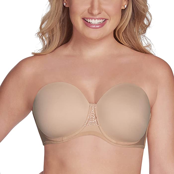 Vanity Fair Women's Beauty Back Smoothing Strapless Bra (34B - 44DD)