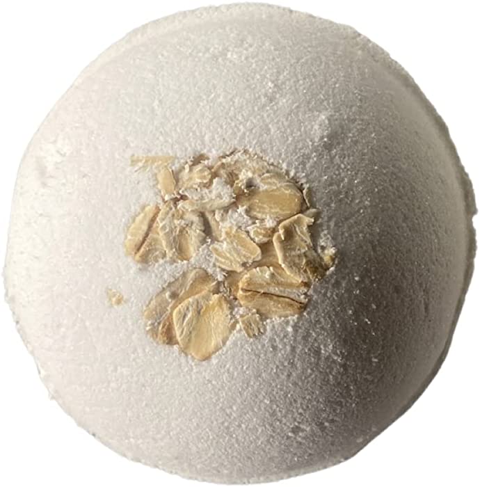 Organic Bath Bombs by Soapie Shoppe, 5 oz. Non GMO, No Cruelty, Vegan Bath Bombs (Oat & Float Organic Bath Bomb)