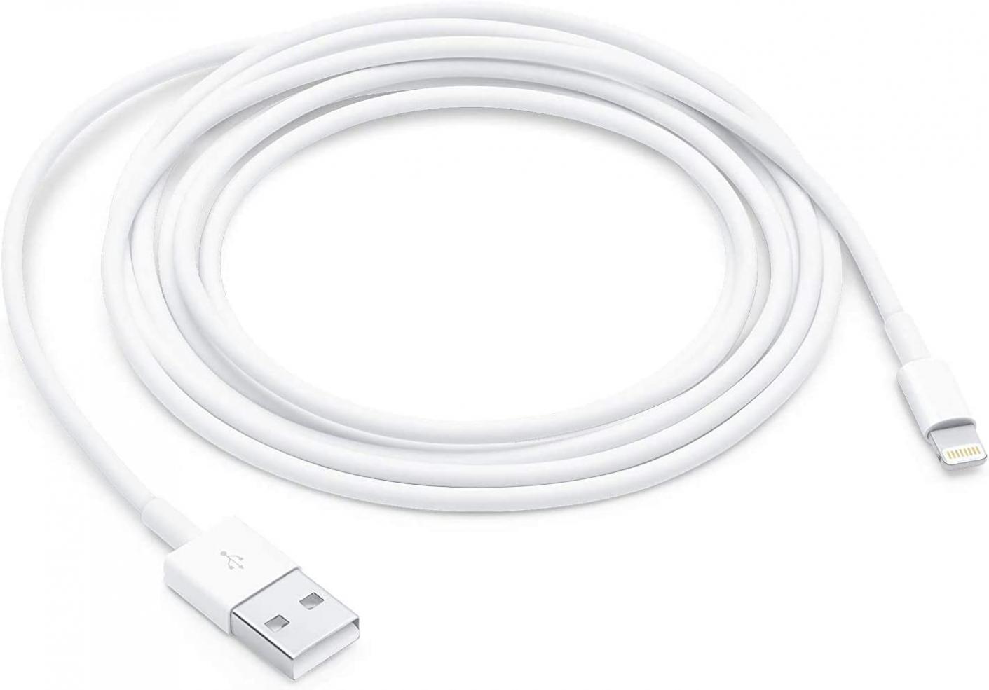 iPhone Charger Cable 1M, Lightning Cable, data transmission and data sync USB Cable Compatible with 11 Pro/XS Max/XR/X/ 8/7/ 6s/ 6 Plus/SE, iPad, iPod – White