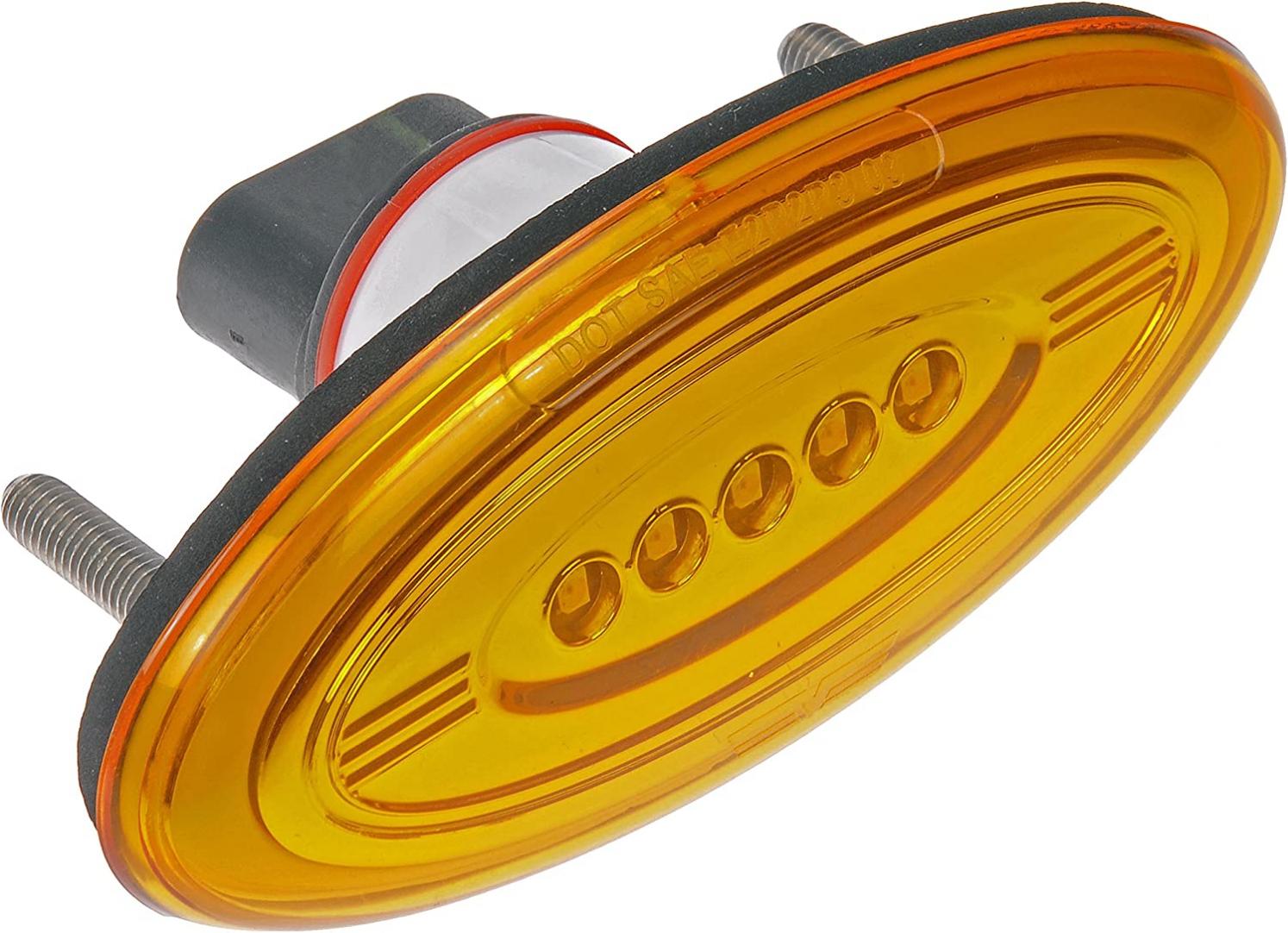 Dorman 888-5411 Front Side Marker Light Assembly for Select Peterbilt 386 Trucks