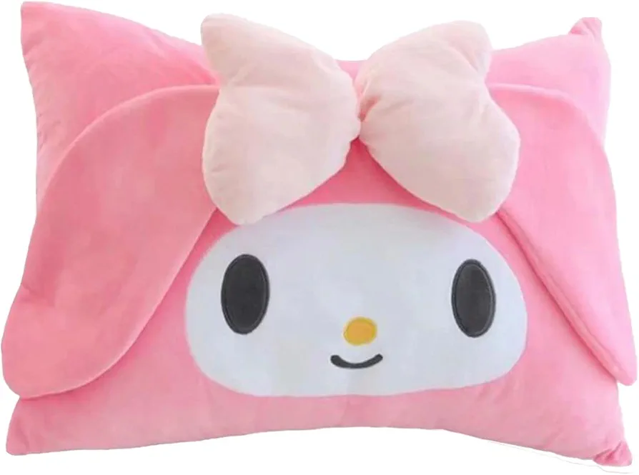 Kawaii Pillowcase,Cotton Pillowcases,Cute Pillow,Cute Girl Plush Pillow Slips,for Dormitory/Decorative Bedroom/Livingroom, 62×42CM