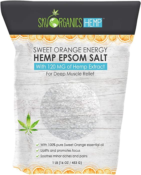 Epsom Salt, Sweet Orange Energy, 1lb