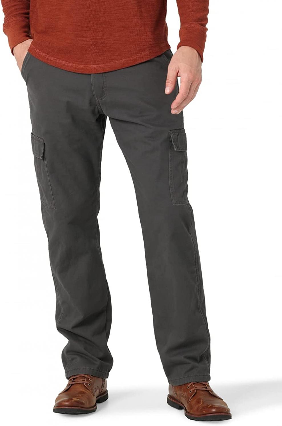 Wrangler Authentics Men's Fleece Lined Cargo Pant