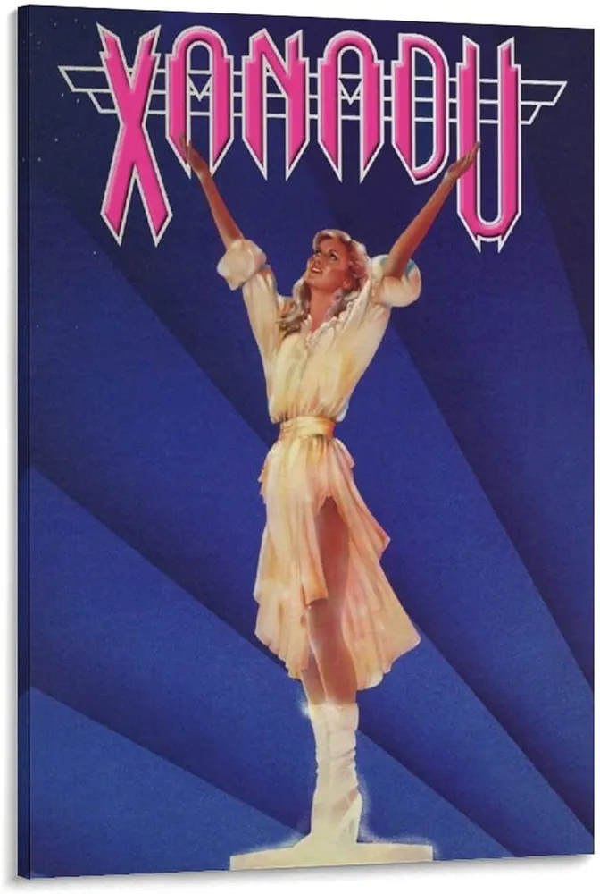 Movie Posters Xanadu （1980） poster (1) Canvas Wall Art Prints for Wall Decor Room Decor Bedroom Decor Gifts Posters 24x36inch(60x90cm) Frame-style