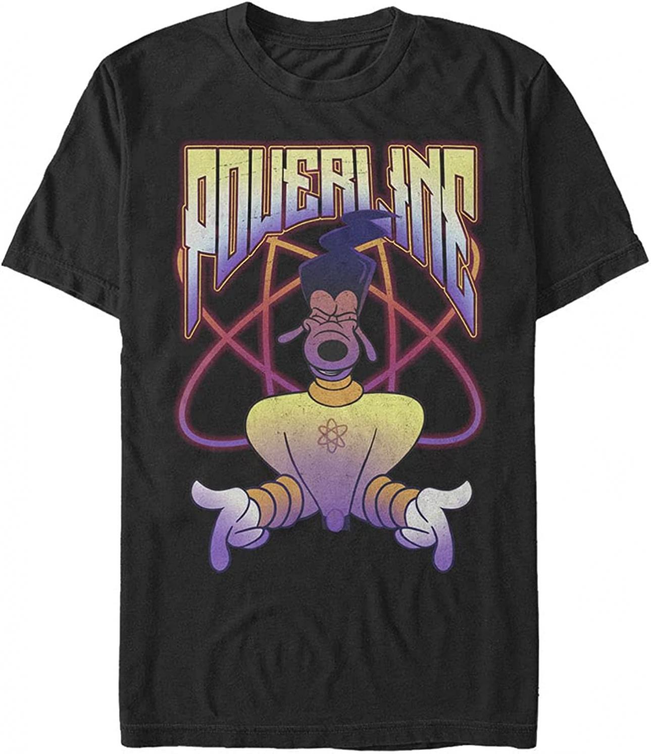 Disney Men's Goofy Movie, a Powerline Jam T-Shirt