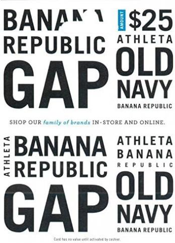 Gap Options (Multibrand) Gift Card