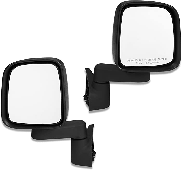 Bestop 5126101 HighRock 4x4 Replacement Mirror Set for Wrangler 1988-2006