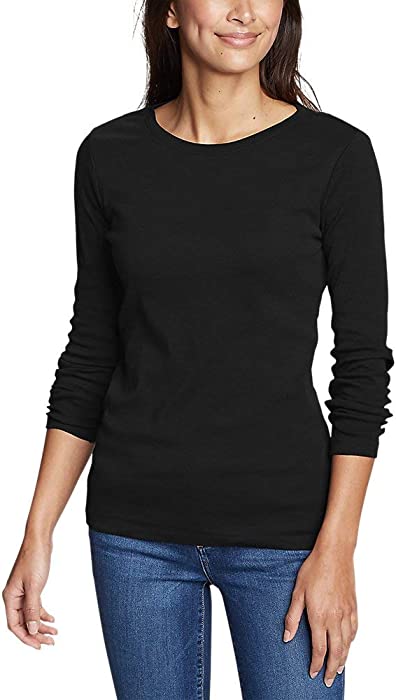 Eddie Bauer Women's Favorite Long-Sleeve Crewneck T-Shirt