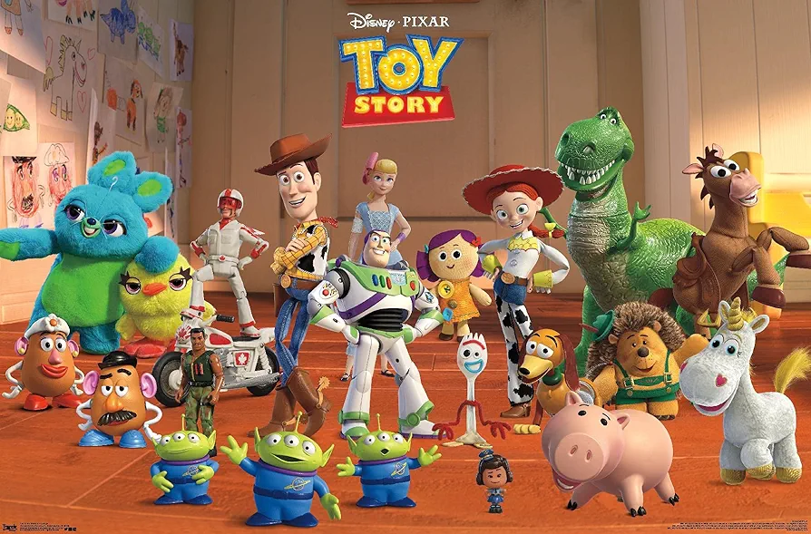 Trends International Disney Pixar Toy Story 4 - Collage Wall Poster, 22.375" x 34", Unframed Version