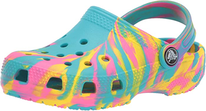 Crocs Classic Marbled Tie-Dye Clog (Toddler/Little Kid/Big Kid)