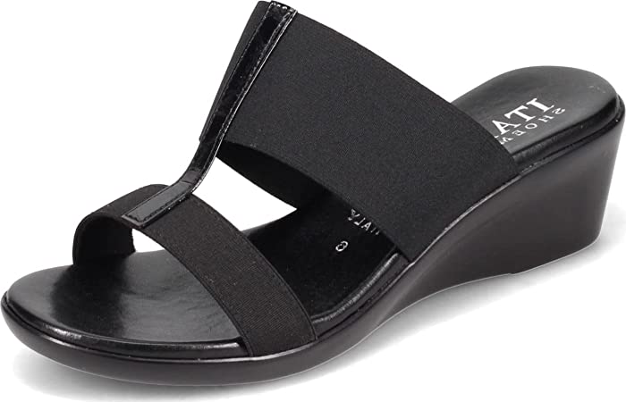 ITALIAN SHOEMAKERS Womens Sadey Wedge Sandals