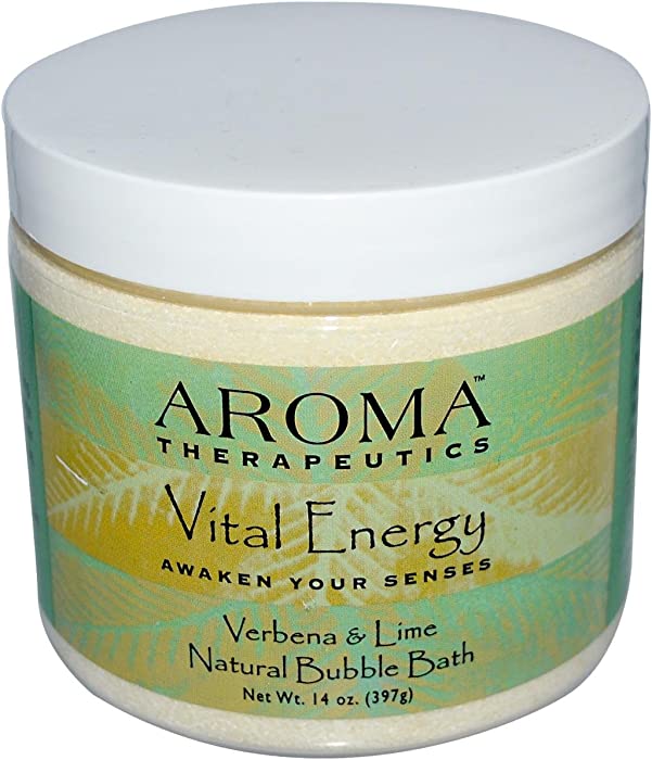 Aroma Therapeutics Vital Energy Natural Bubble Bath - Verbena & Lime