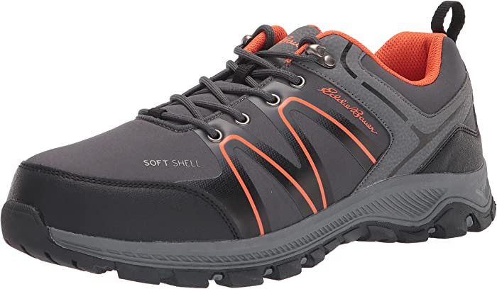 Eddie Bauer Highland Low Waterproof Hiking Shoes | Multi-Terrain Lug Pattern Flexible & Adaptive Structure Rubber Traction Outsole Countoured Footbed