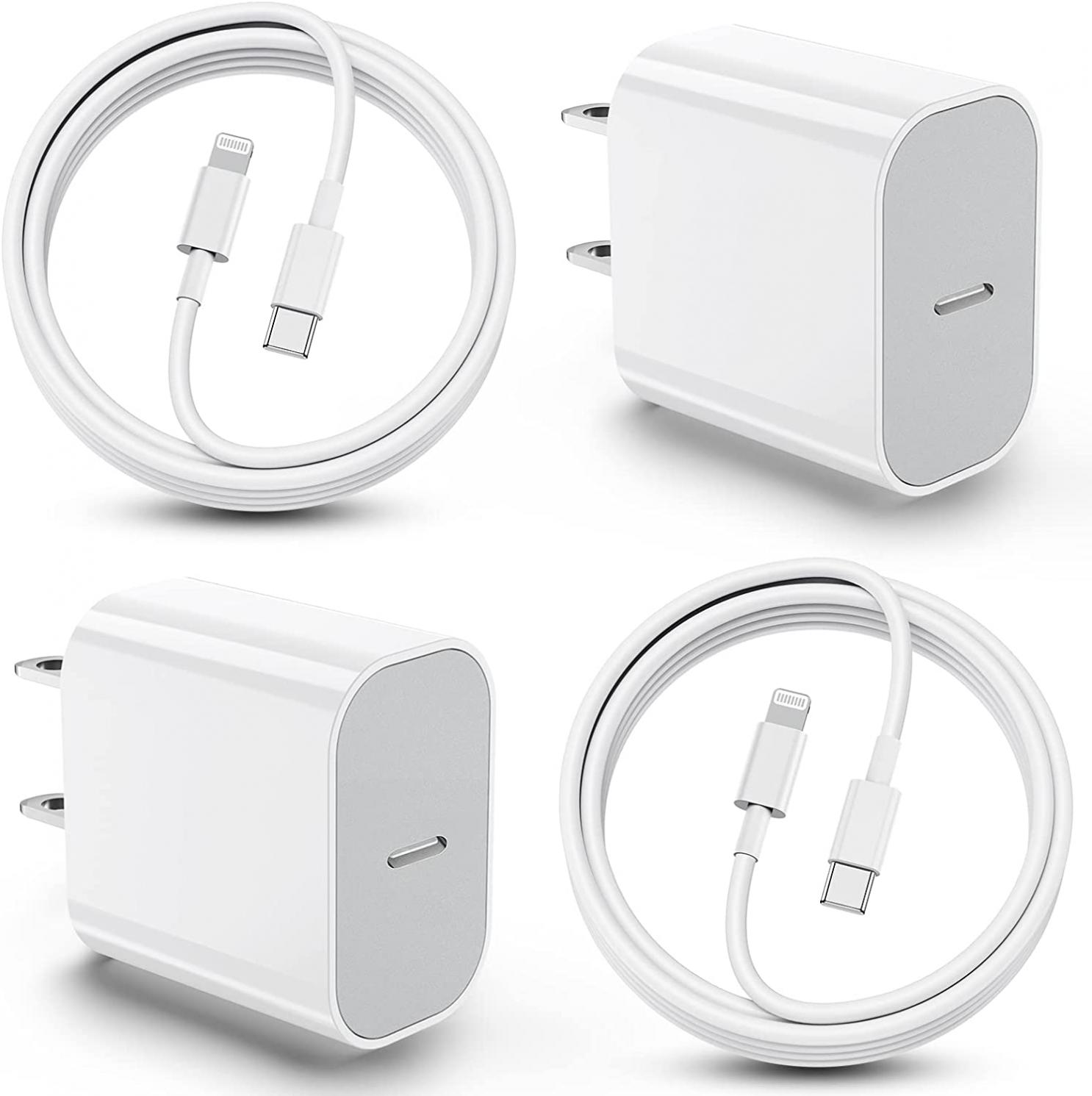 iPhone Fast Charger,Apple MFi Certified 2Pack iPhone 14 13 Charger Block wiht USB C to Lightning Cable 6FT,Original Type C Wall Charger for iPhone 14/13/13 Pro/12/12 Mini/12 Pro/12 Pro Max/11 Pro/iPad