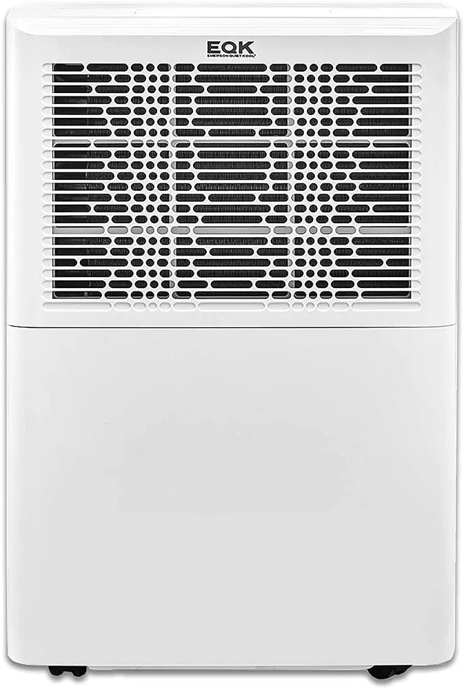 Emerson Quiet Kool 25-Pint Energy Star Quiet Portable Dehumidifier for Large Rooms up to 1500 Sq.Ft. with LED Display & Timer, Moisture Absorber with Auto Defrost, Bucket Full Alert & Washable Filter